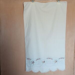 2 Vintage Hand Embroidered Pillowcases